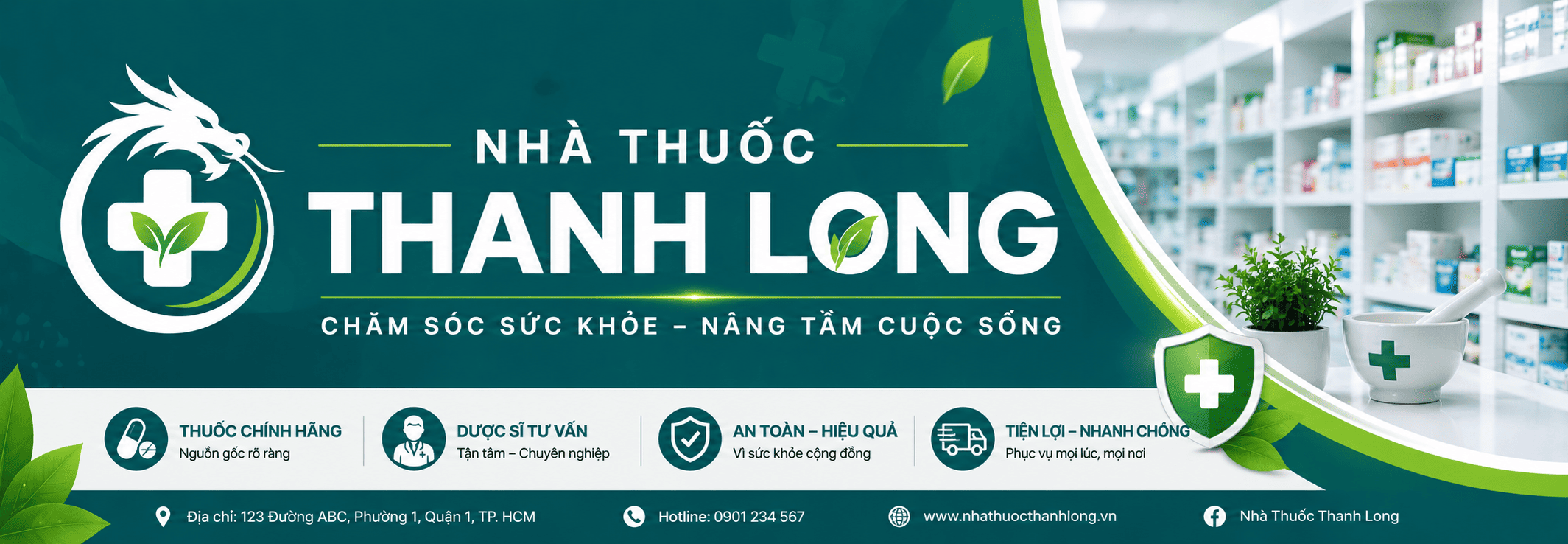 Nhà Thuốc Thanh Long Banner 1