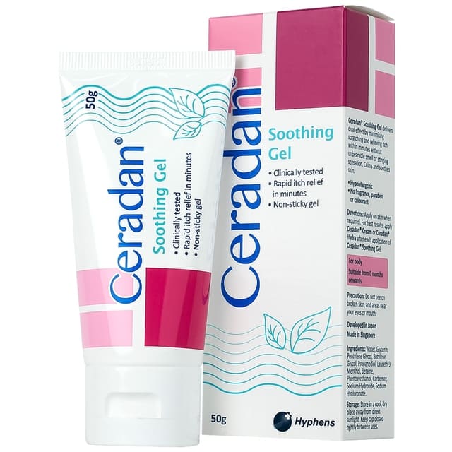 Kem dưỡng ẩm Ceradan Soothing Gel làm dịu, phục hồi da nhạy cảm 50g