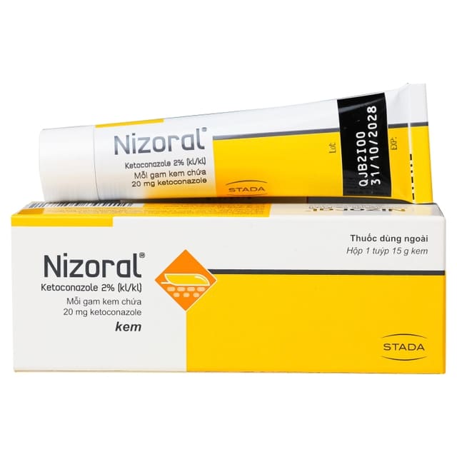 Thuốc Nizoral Stada 20mg/g điều trị nhiễm nấm ngoài da (15g)