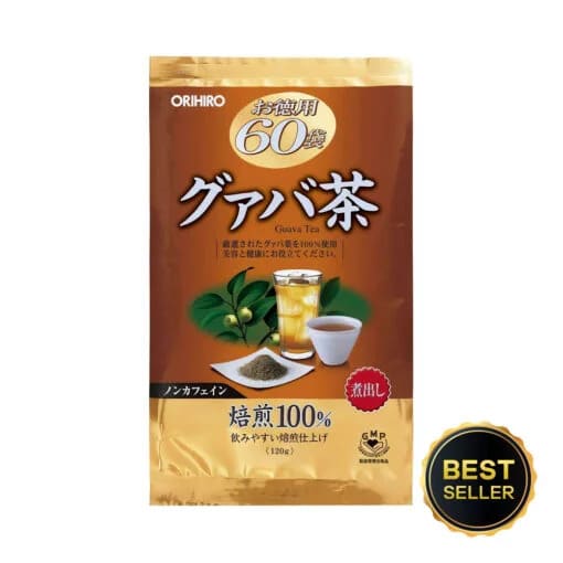 Trà ổi Orihiro (Guava Tea) 60 gói – Giải pháp hỗ trợ kiểm soát cân nặng được nhiều người lựa chọn