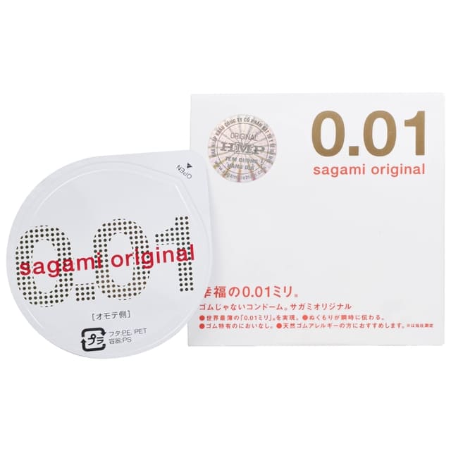 Bao cao su Sagami Original 0.01 siêu mỏng – Giải pháp bảo vệ an toàn nhưng vẫn giữ cảm giác chân thật