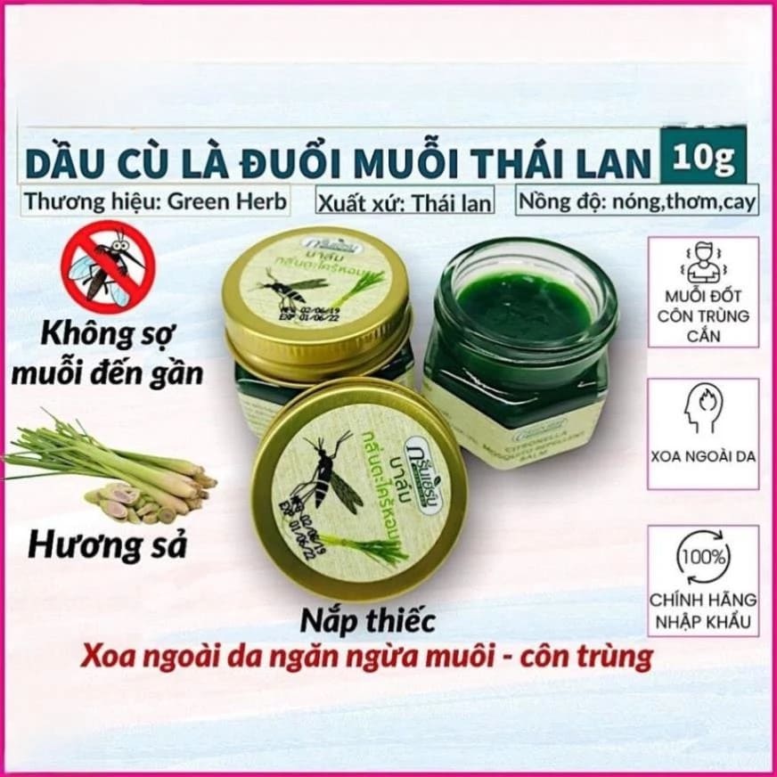 Cao bôi muỗi đốt Green Herb là gì