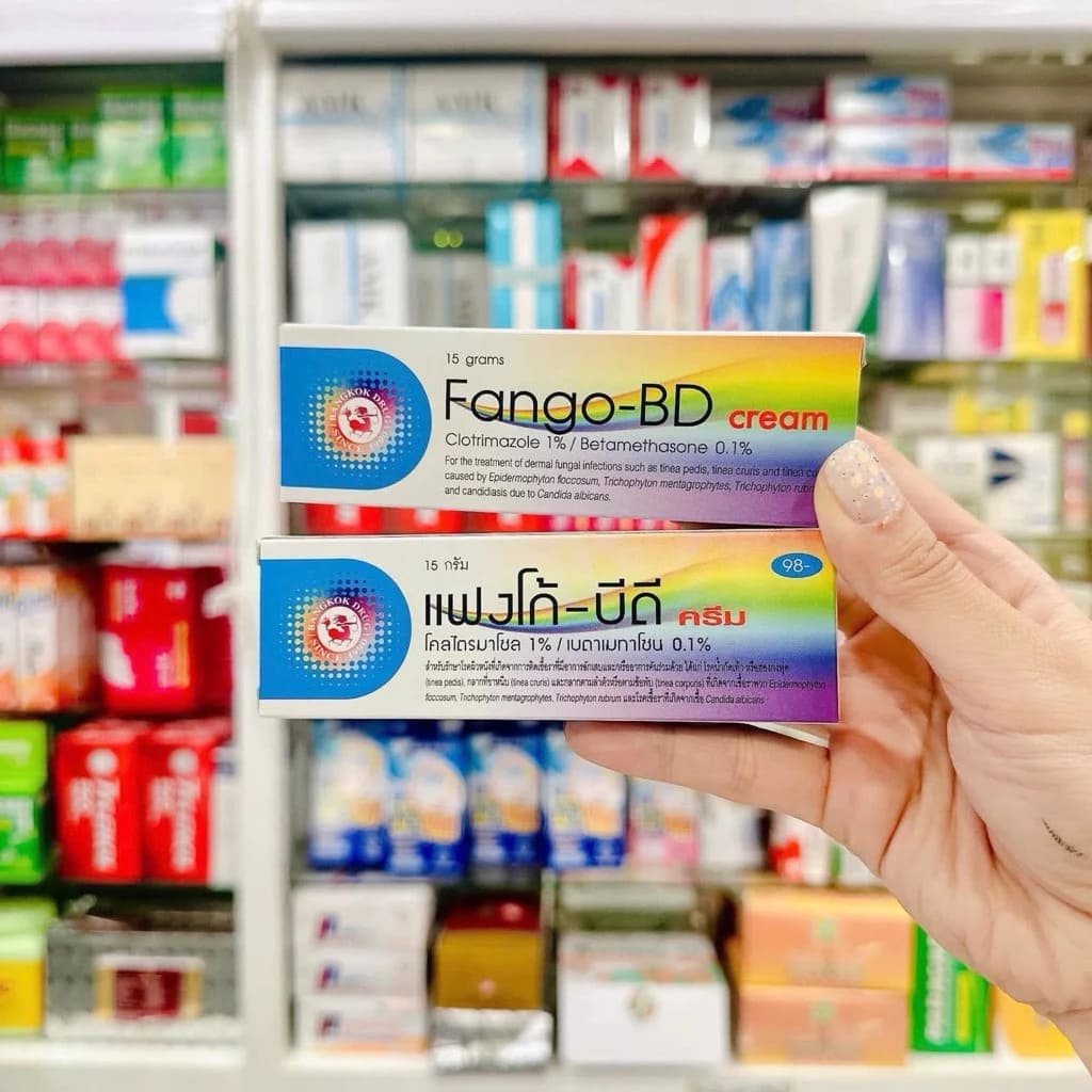 Kem bôi Fango-BD Thái Lan điều trị lang ben, hắc lào (15g)
