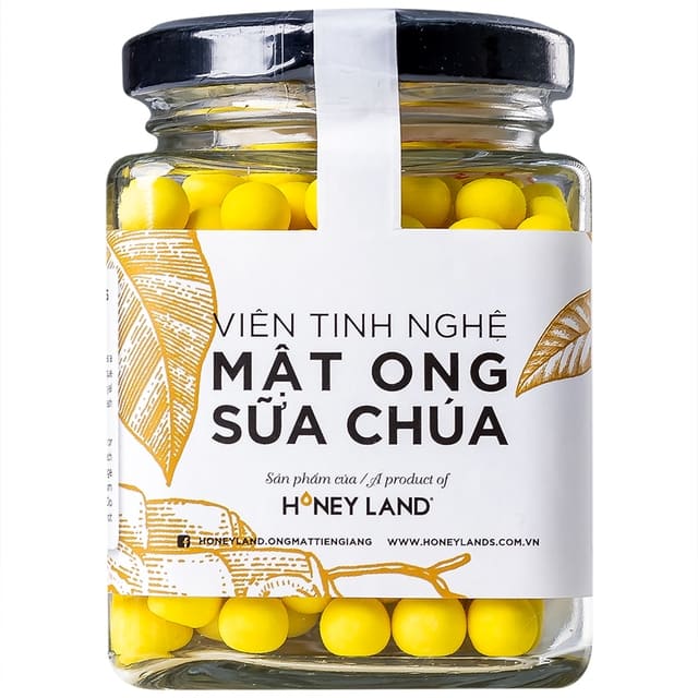 Viên Tinh Nghệ Mật Ong Sữa Chúa Honeyland – Giải pháp hỗ trợ chăm sóc sức khỏe và sắc đẹp từ thiên nhiên