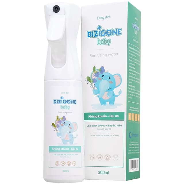 Xịt kháng khuẩn Dizigone Baby Sanitizing Water – Giải pháp bảo vệ trẻ nhỏ trước nguy cơ vi khuẩn trong cuộc sống hằng ngày